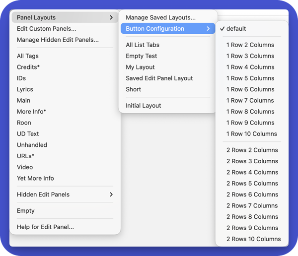Number of Buttons Configuration