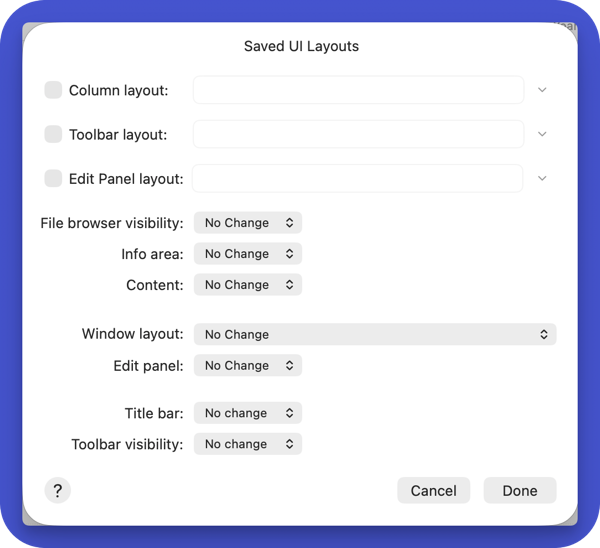 UI Layouts Editor 
